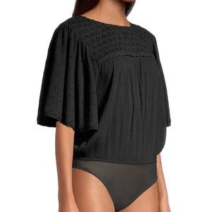 Free People Perfect Catch Bodysuit Large